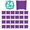 Flipside 30064in Project Display Board, Purple, 24PK 30064-24 - alternate 1